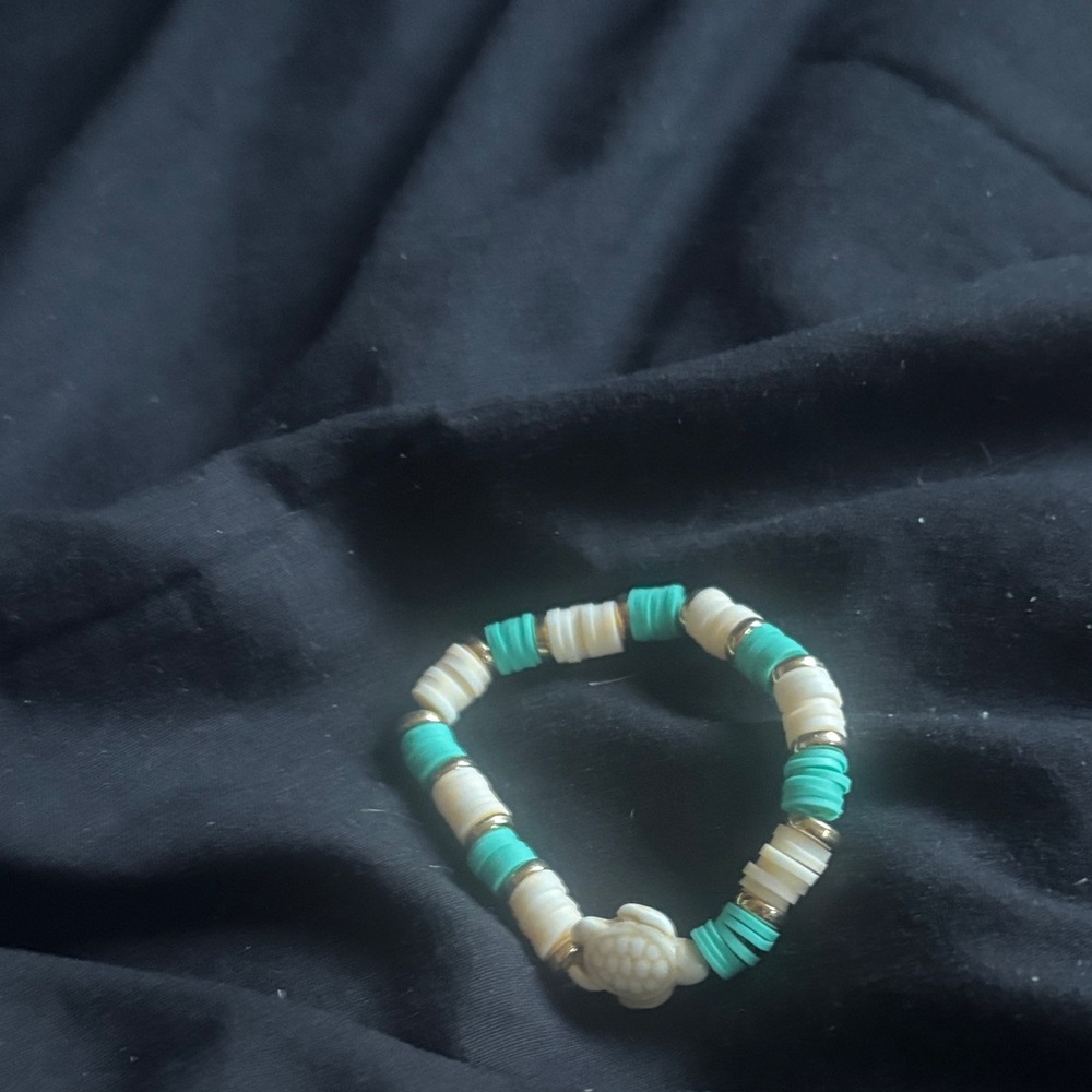 Charming Turtle Beaded Bracelet for Kids